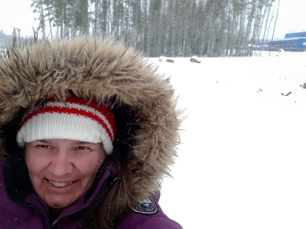 Debbie Experiences Snow Before Halloween