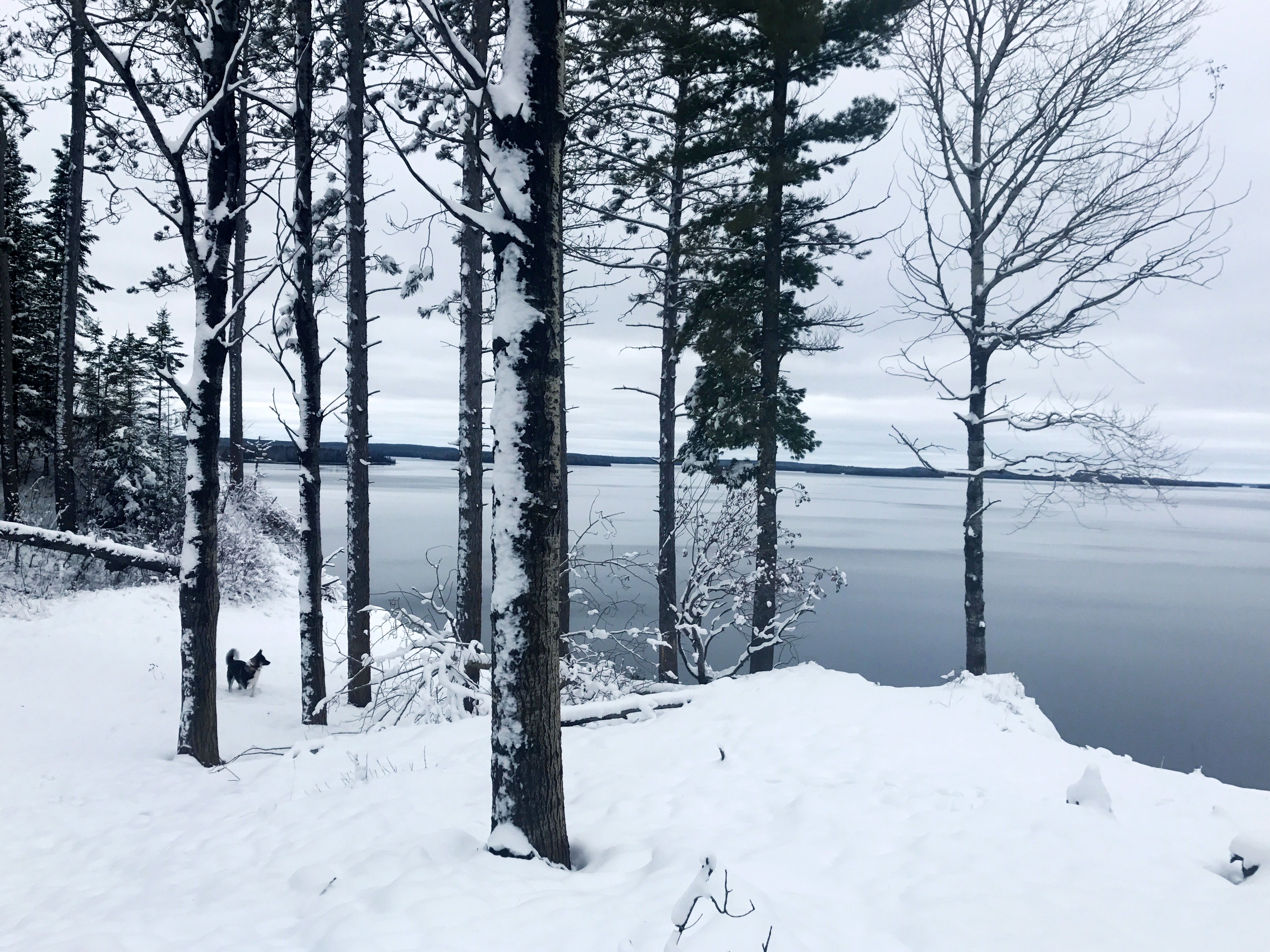 One of the lakes in Lac Seul First Nation in winter