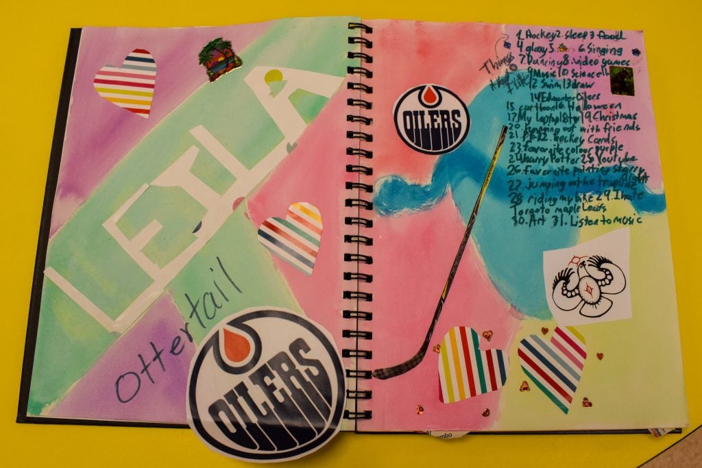 A visual journal allows students to express what they have learned in different ways